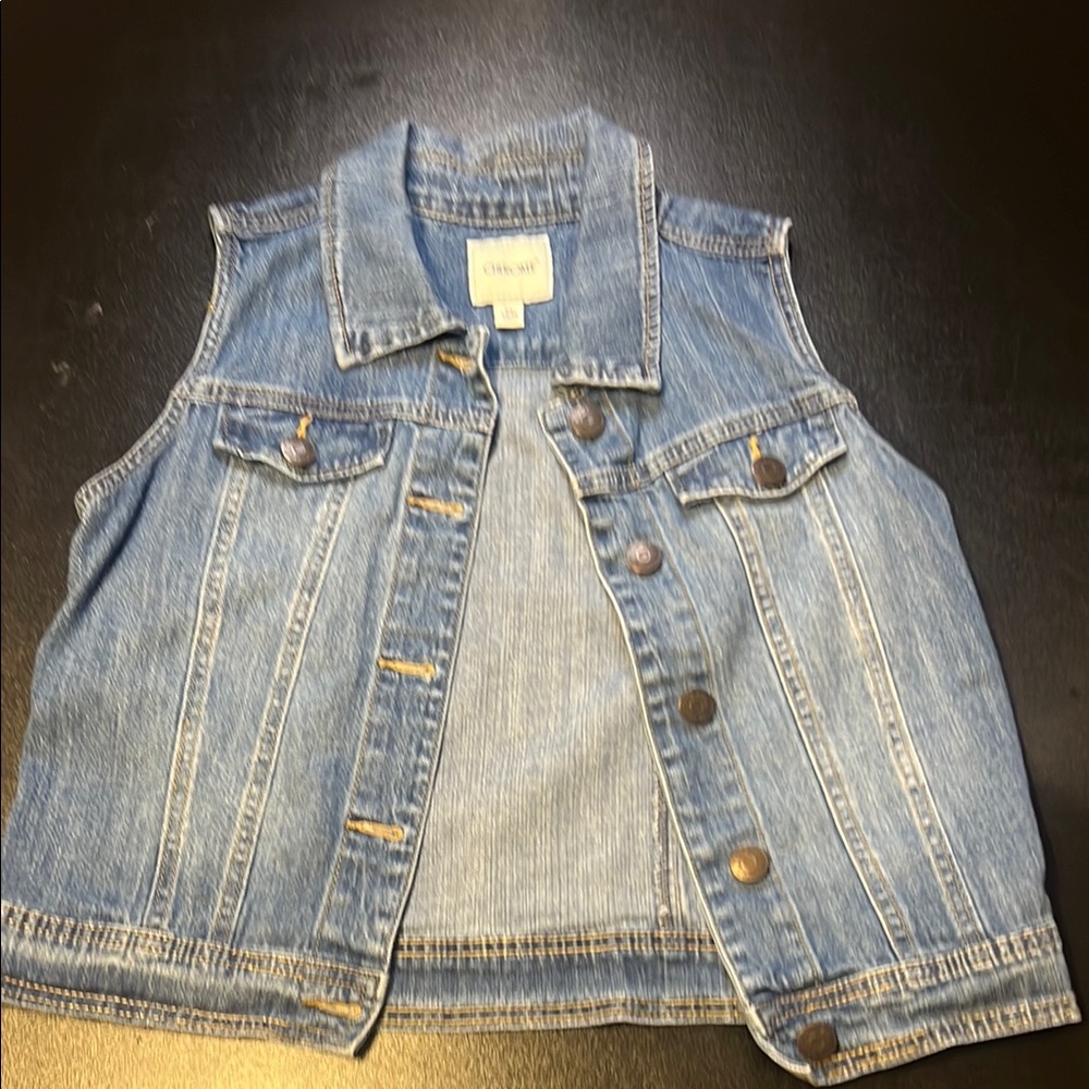 Cherokee Blue Denim Vest for Kids very good condition